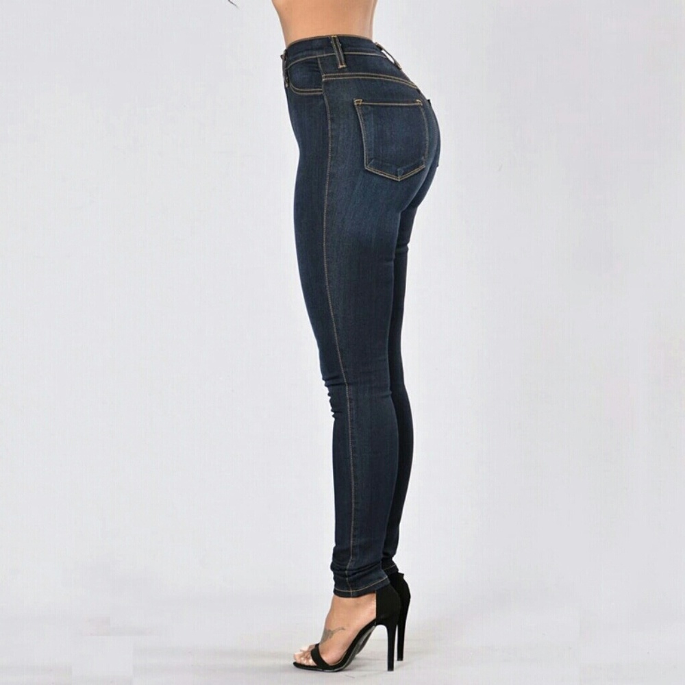 Classic High Waisted Skinny Jeans